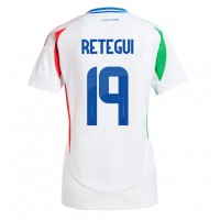 Taliansko Mateo Retegui #19 Vonkajší Ženy futbalový dres ME 2024 Krátky Rukáv